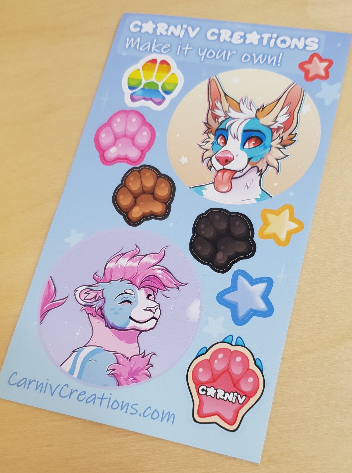 Fursuit : Fan Stickers Included