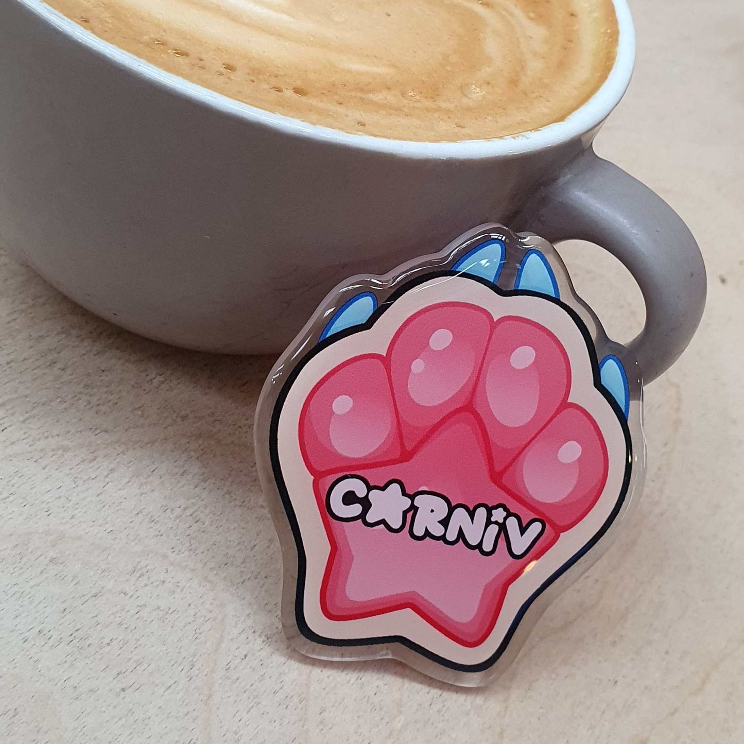 Acrylic Pin : Carniv Logo