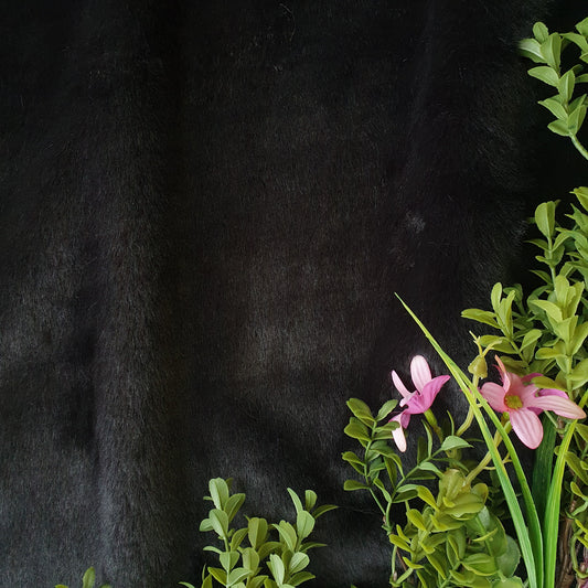 Fabric :  EcoShag™ Fur 0.5" Knit Beaver