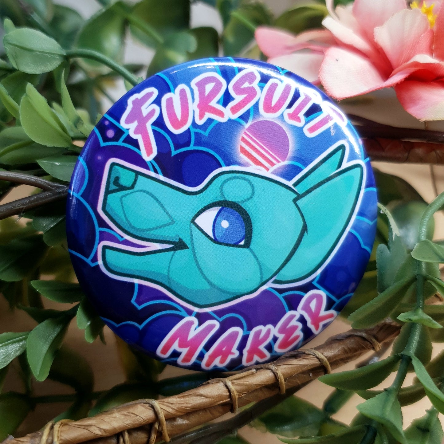Badge : Fursuit Maker Vaporwave