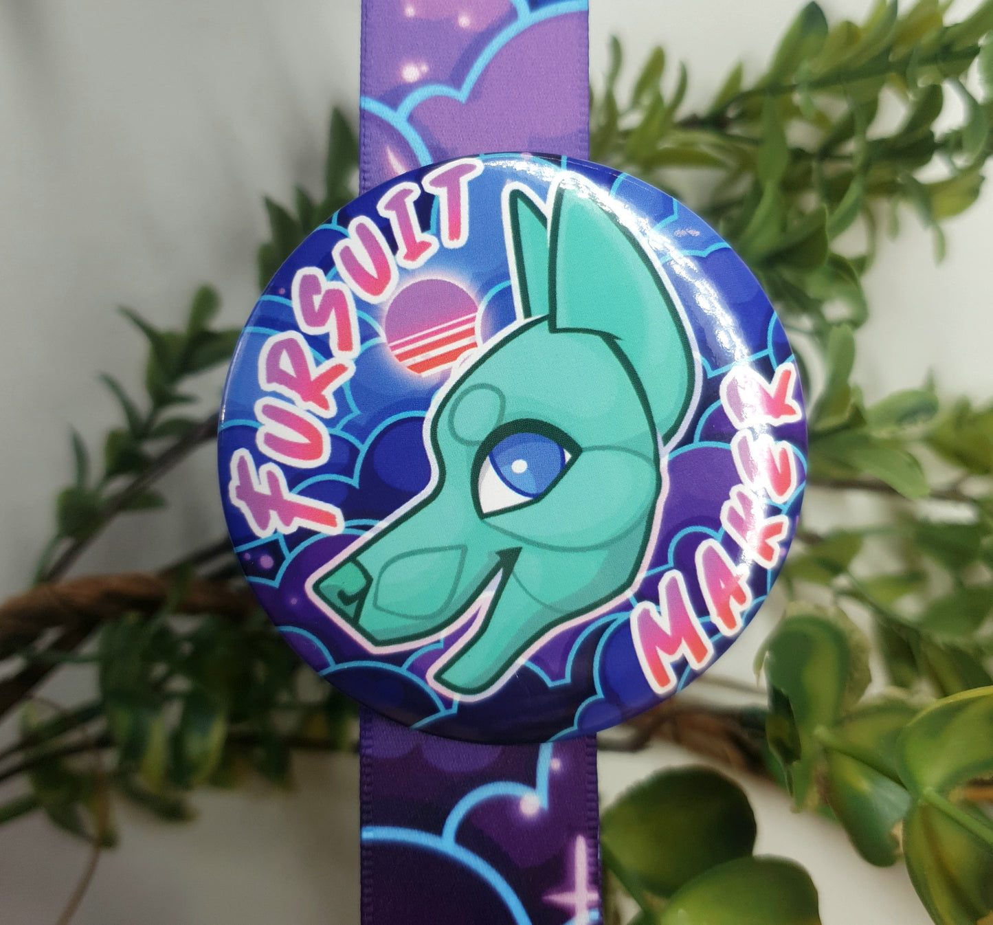 Badge : Fursuit Maker Vaporwave
