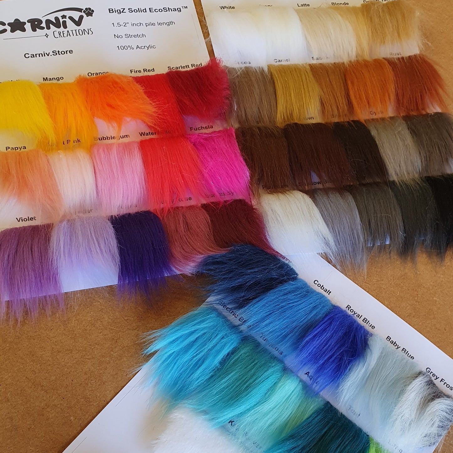 Fabric : EcoShag™ Fur SAMPLE Shag