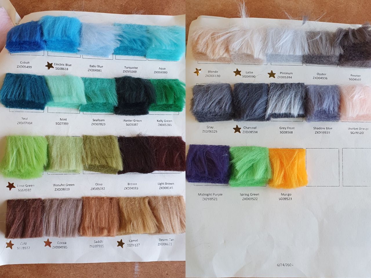 Fabric :  EcoShag™ Fur SAMPLE Shag