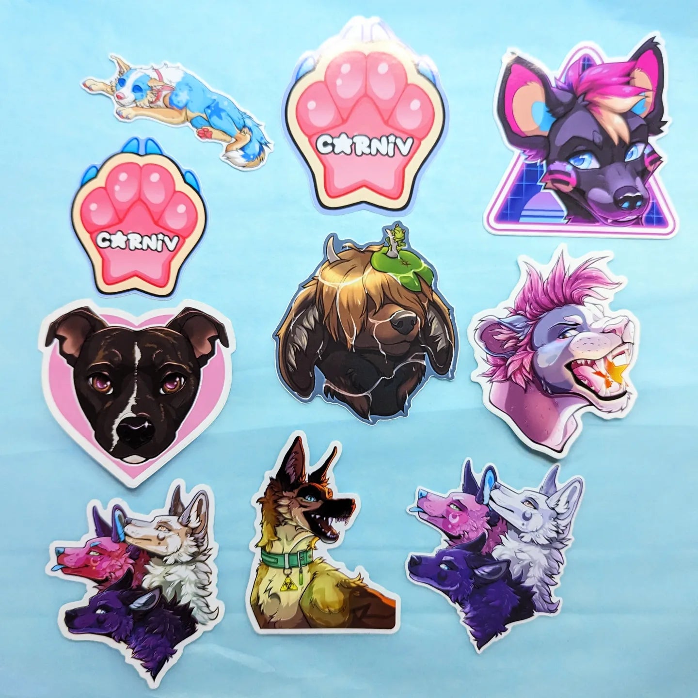 Sticker : Staffie Love