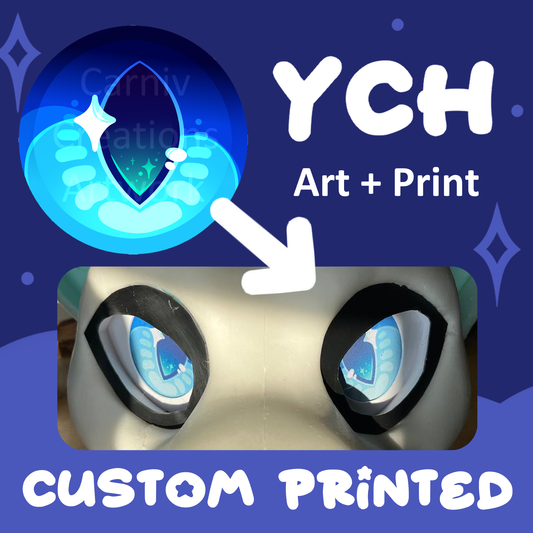 Custom Fursuit Eyes : Print & Artwork