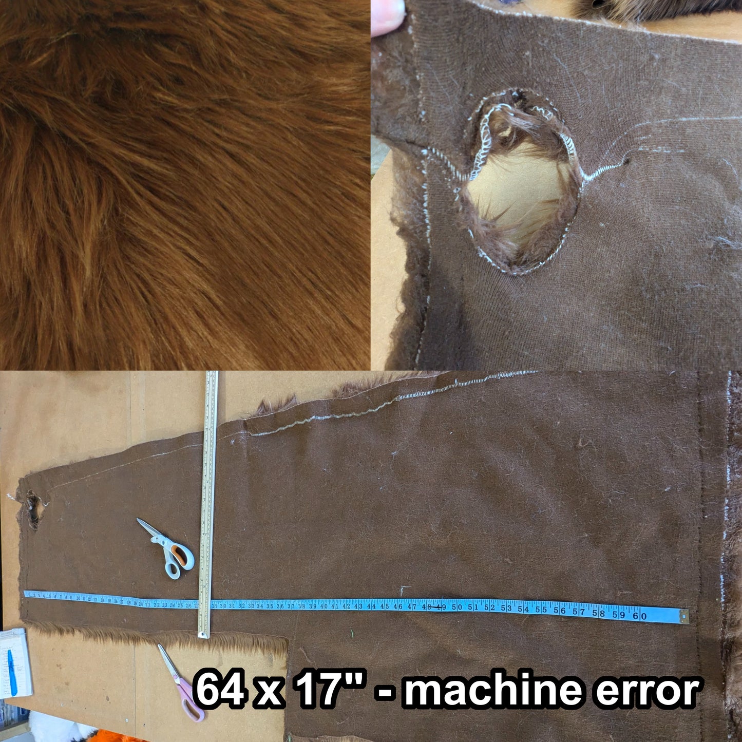 Fabric : EcoShag™ Fur Off-Cuts & Scraps