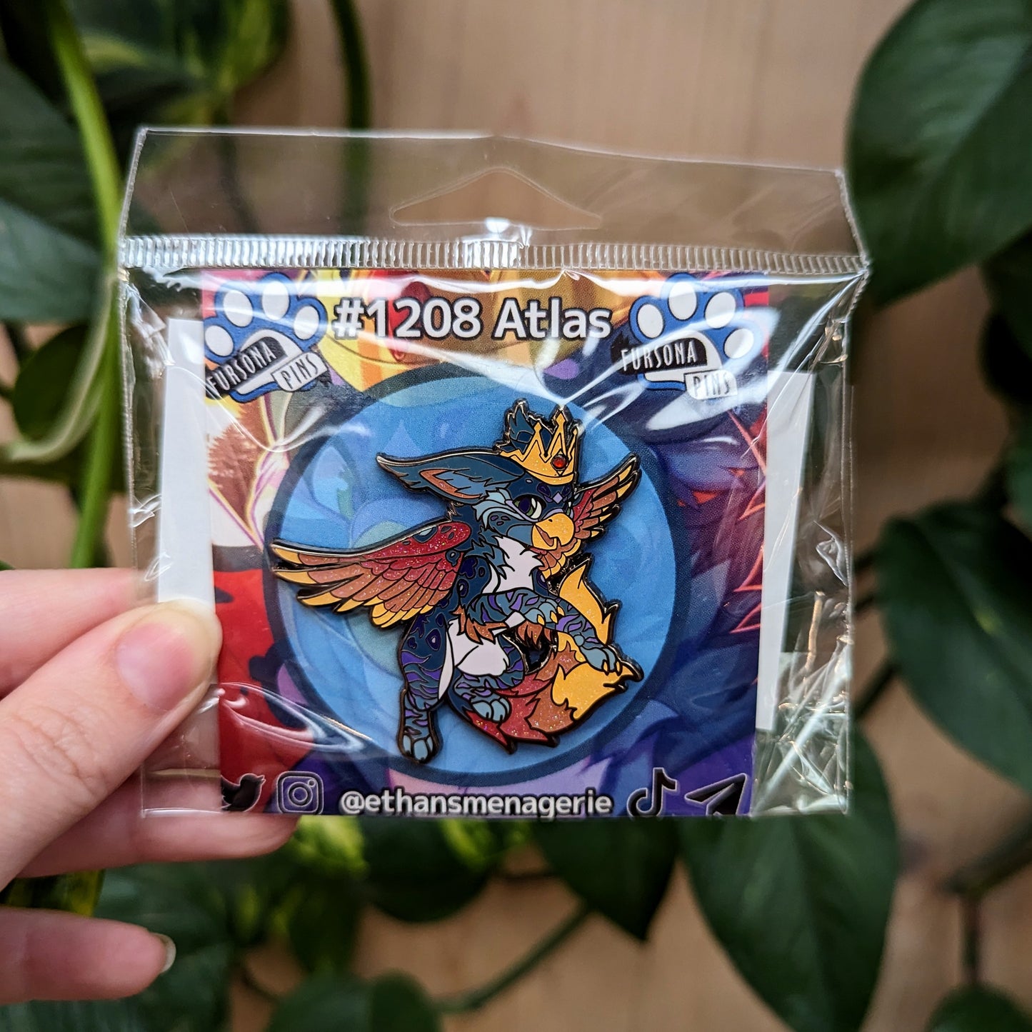 Fursona Pins : Atlas #1208