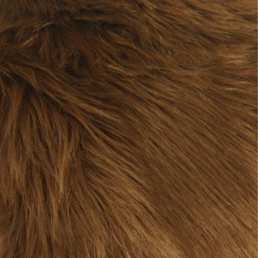 Fabric :  EcoShag™ Fur 1.5-2" Browns & Greys