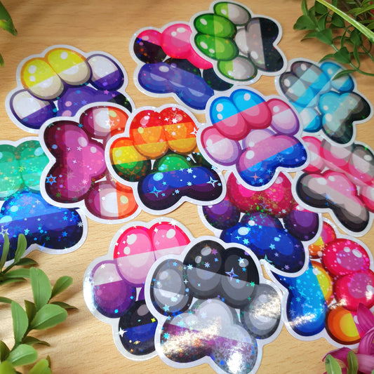 Sticker : Pride Paws