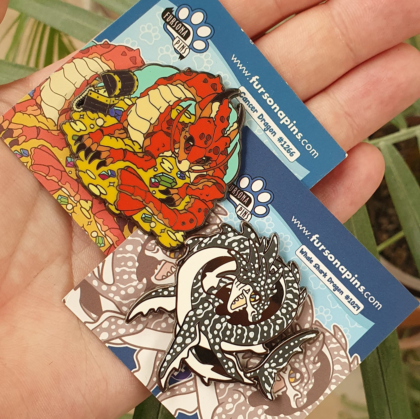 Yard Sale : Dragon & Dinosaur Pins