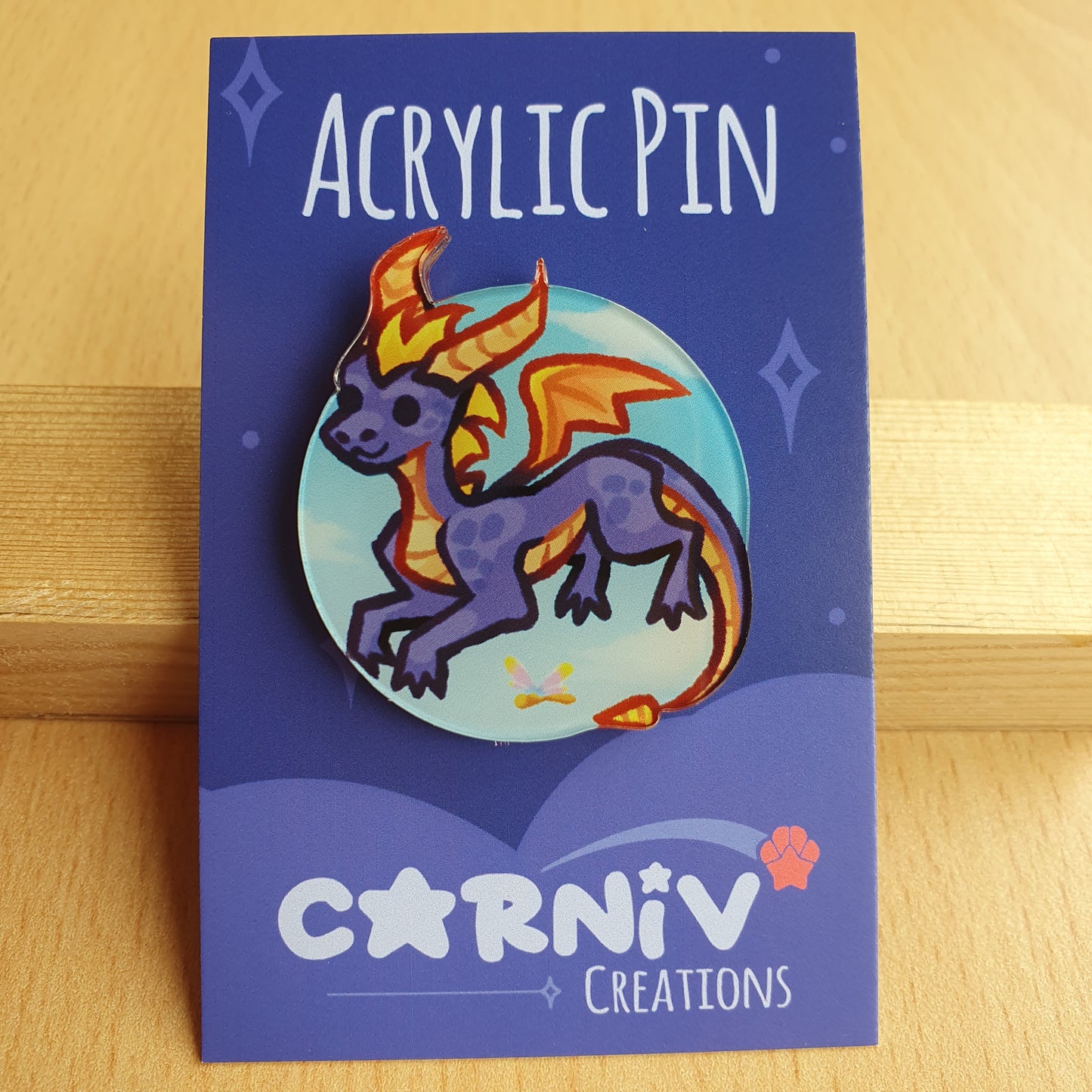 Acrylic Pin : Dragon