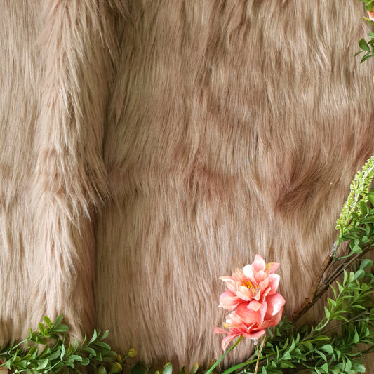 Fabric :  EcoShag™ Fur 1.5-2" Browns & Greys
