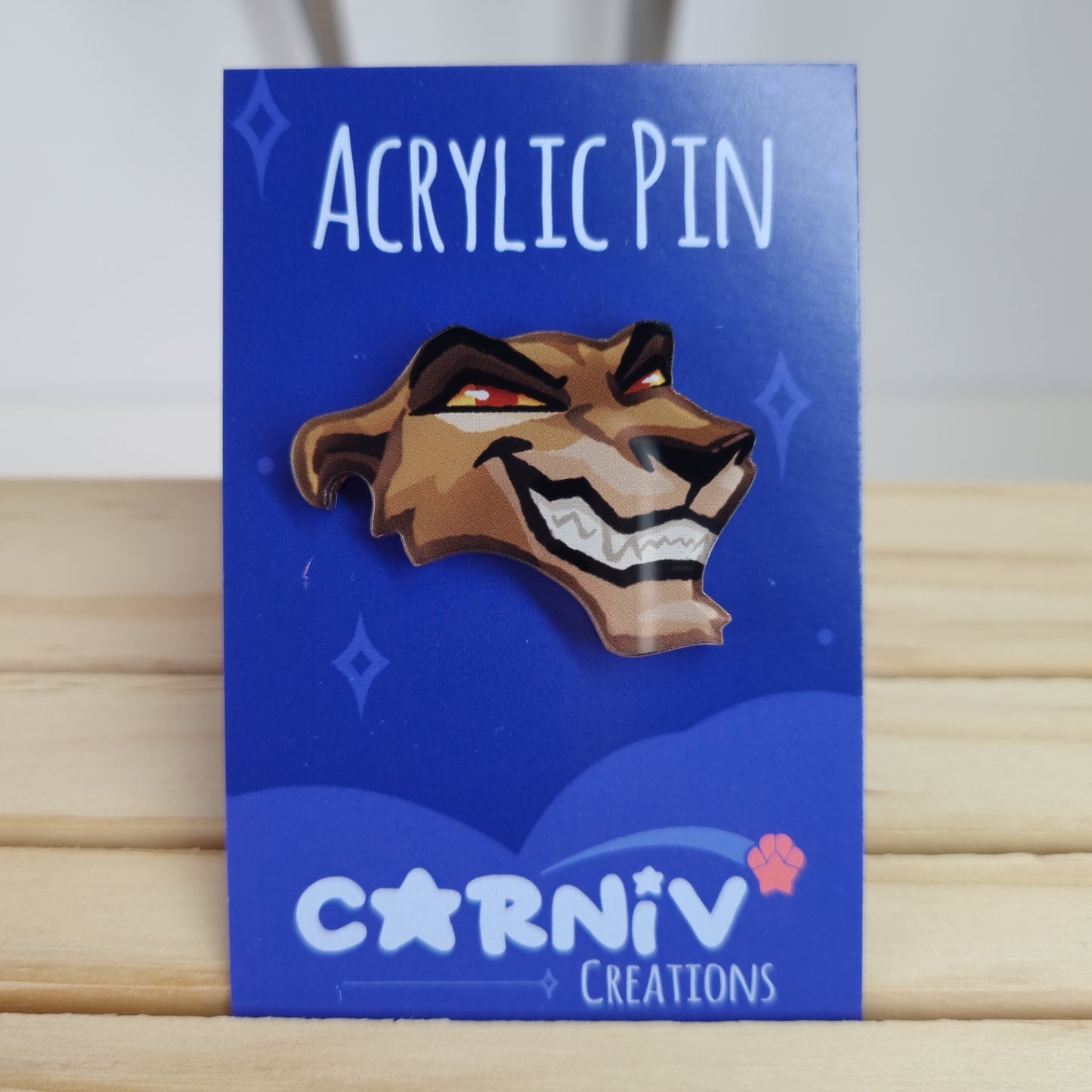 Acrylic Pin : Zira Lion