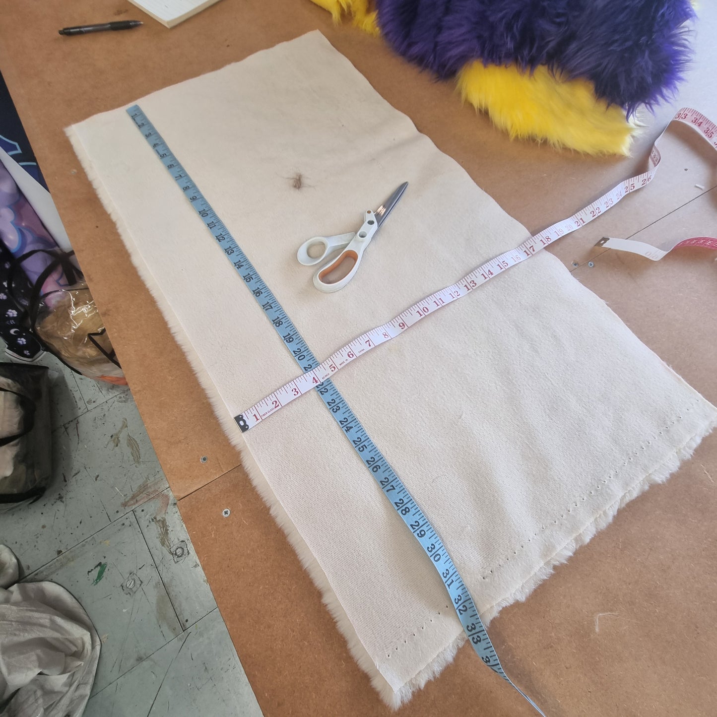Fabric :  EcoShag™ Fur Off-Cuts & Scraps