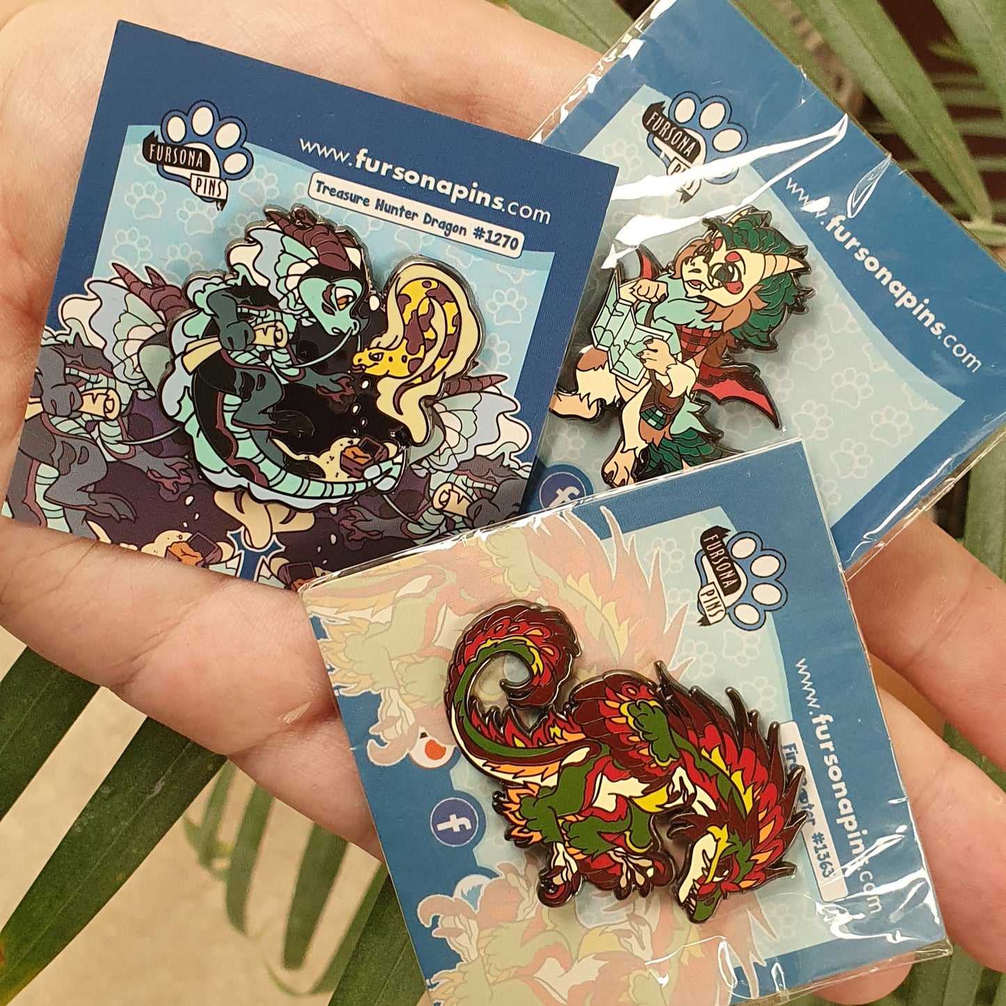 Yard Sale : Dragon & Dinosaur Pins