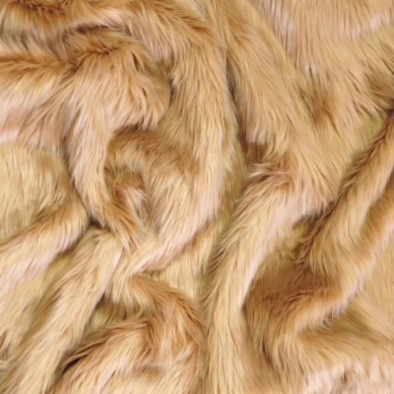 Fabric :  1.5-2" Pile Shag Faux Fur