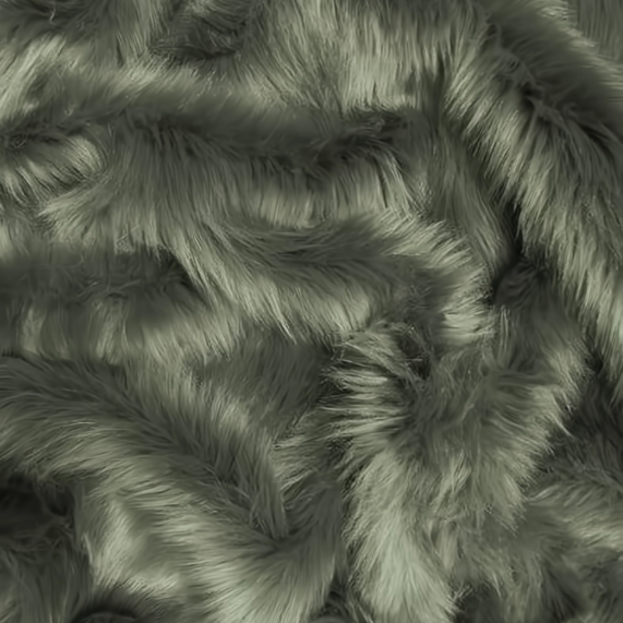 Fabric :  1.5-2" Pile Shag Faux Fur