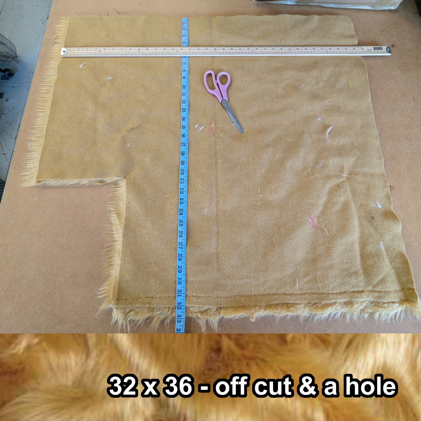 Fabric :  EcoShag™ Fur Off-Cuts & Scraps