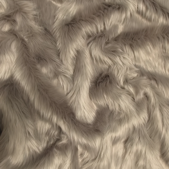 Fabric :  1.5-2" Pile Shag Faux Fur