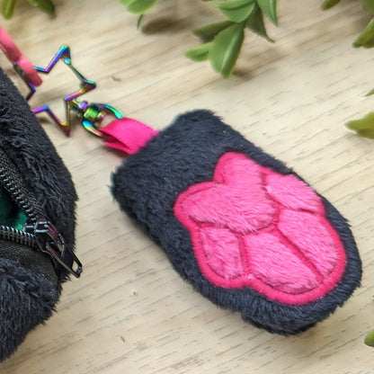 Keychain : Handmade Plush Hoof