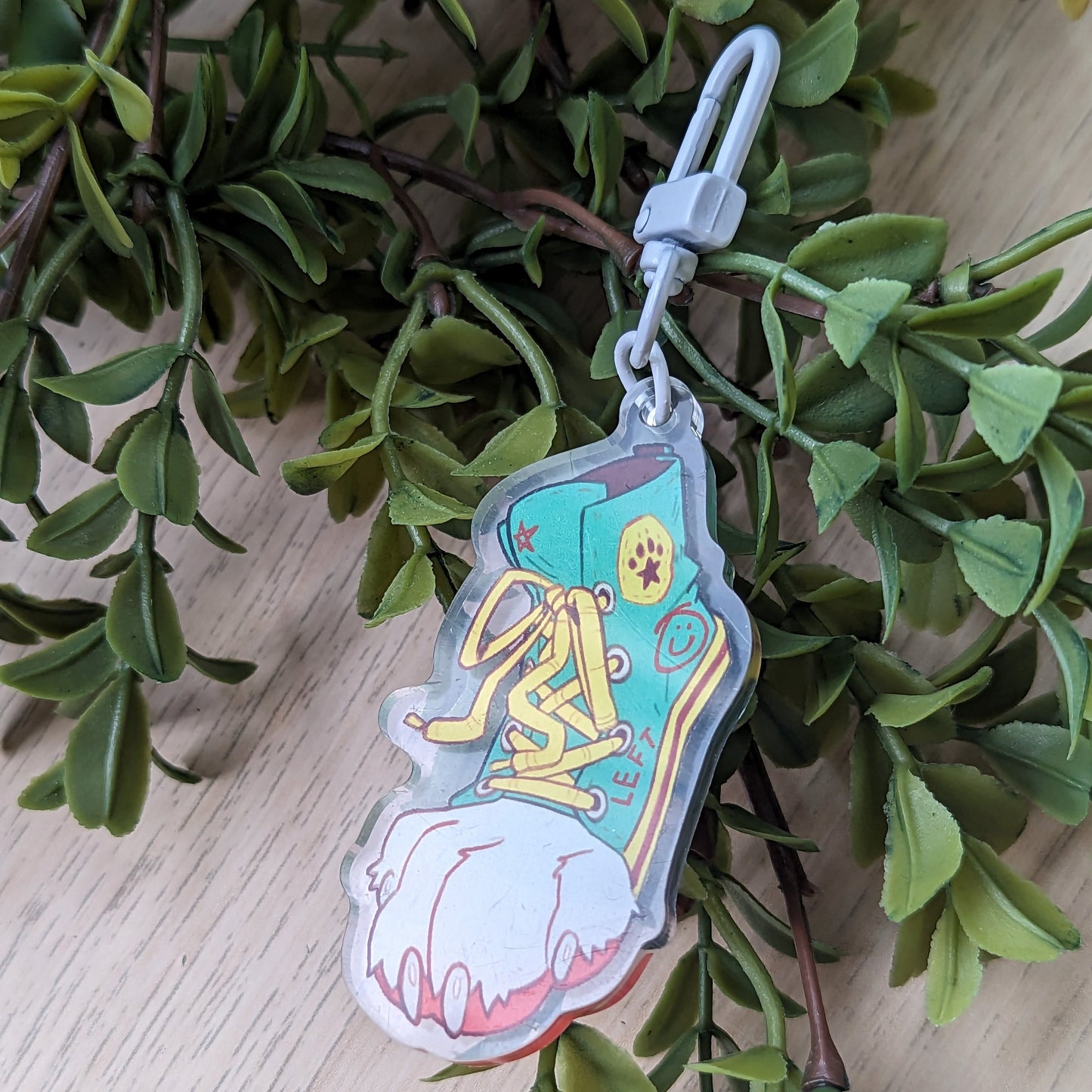 Keychain : Rubymushroom Collab Fursona Shoes