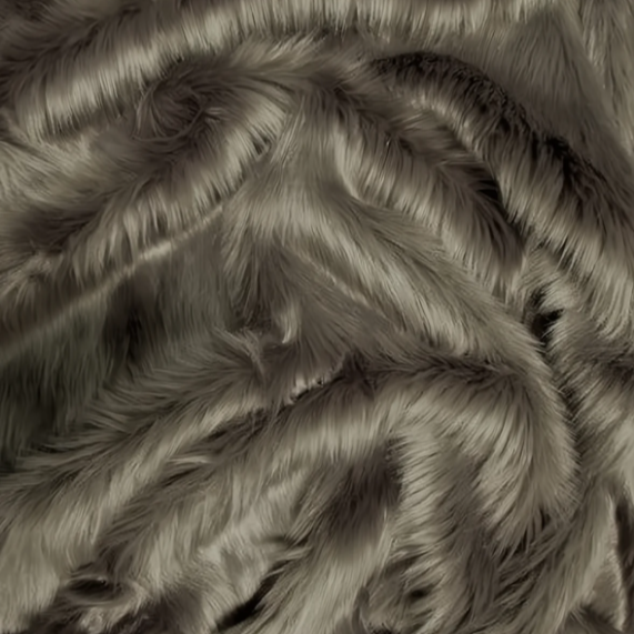 Fabric :  1.5-2" Pile Shag Faux Fur