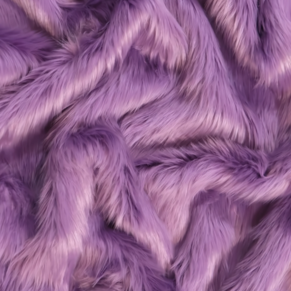 Fabric :  1.5-2" Pile Shag Faux Fur