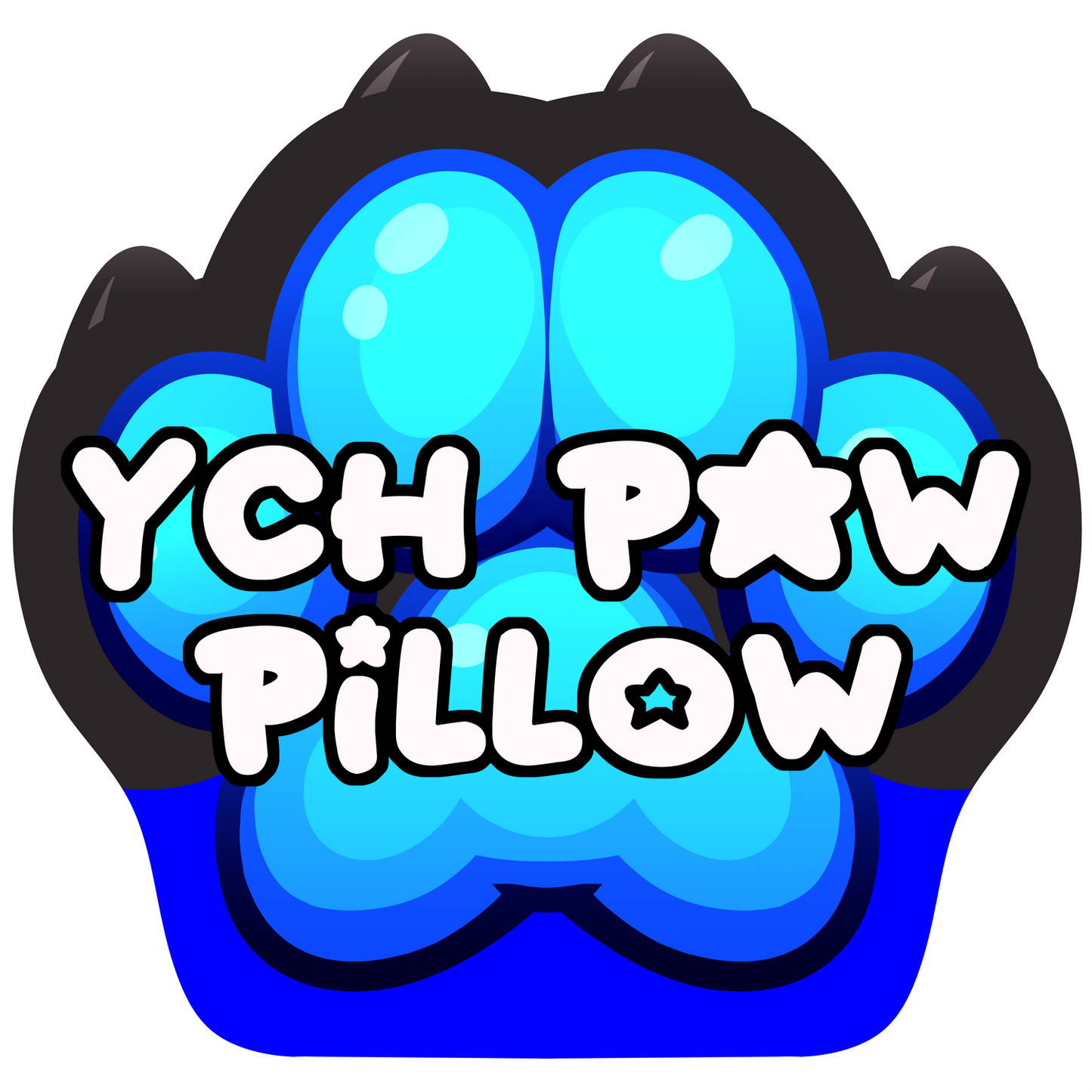 Custom : YCH Paw Pillow