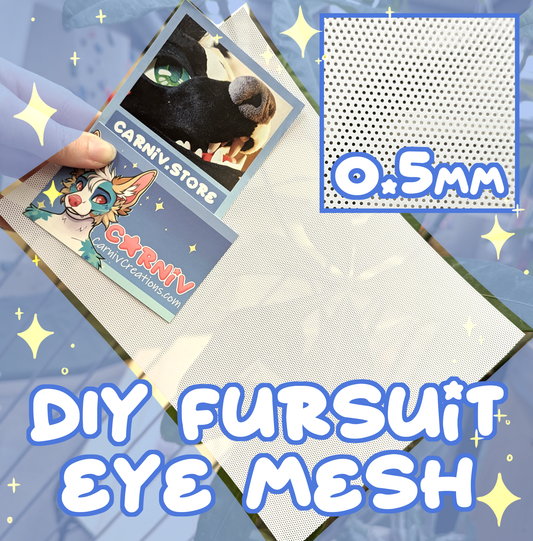 DIY Fursuit : Eye Sublimation Mesh