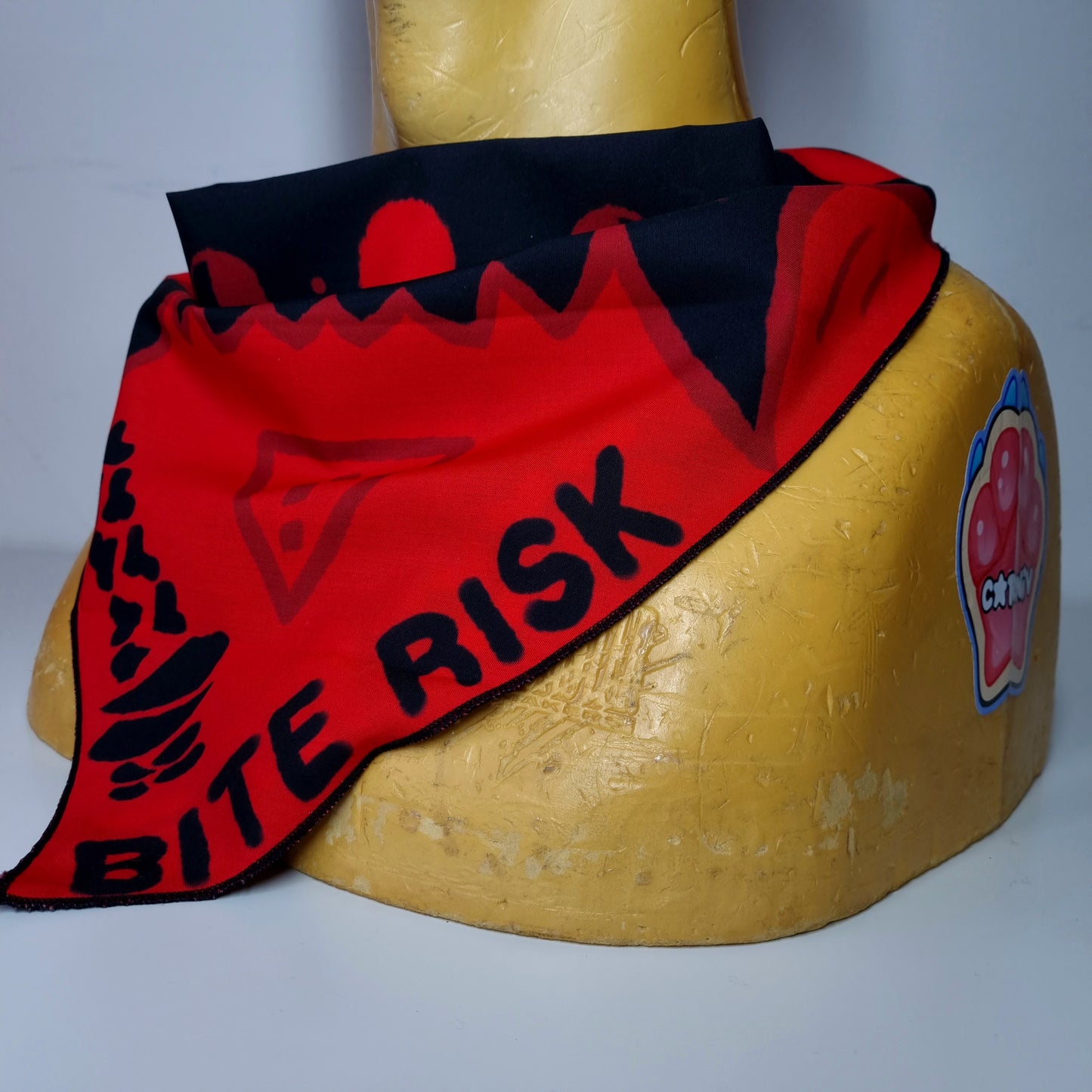 Bandana : Bite Risk Red