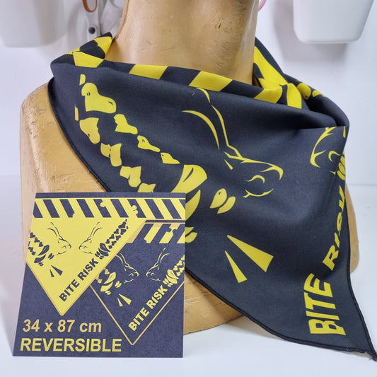 Bandana : Bite Risk Yellow