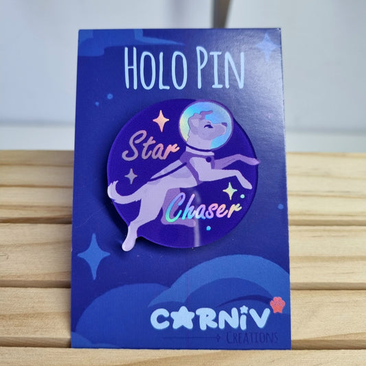 Acrylic Pin Holographic: Star Chaser