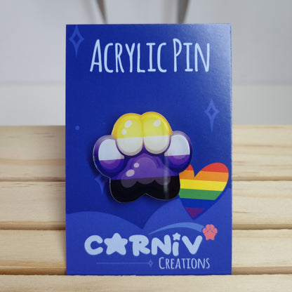 Acrylic Pin : Pride Pins