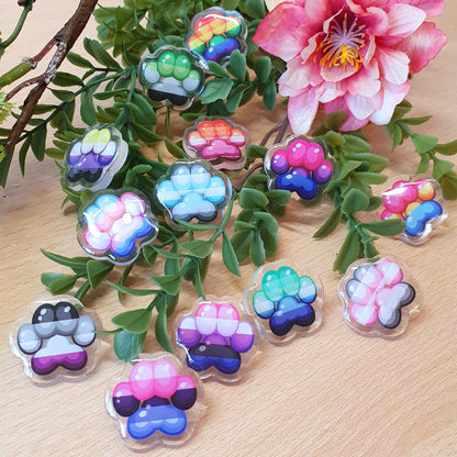 Acrylic Pin : Mini Pride Pins