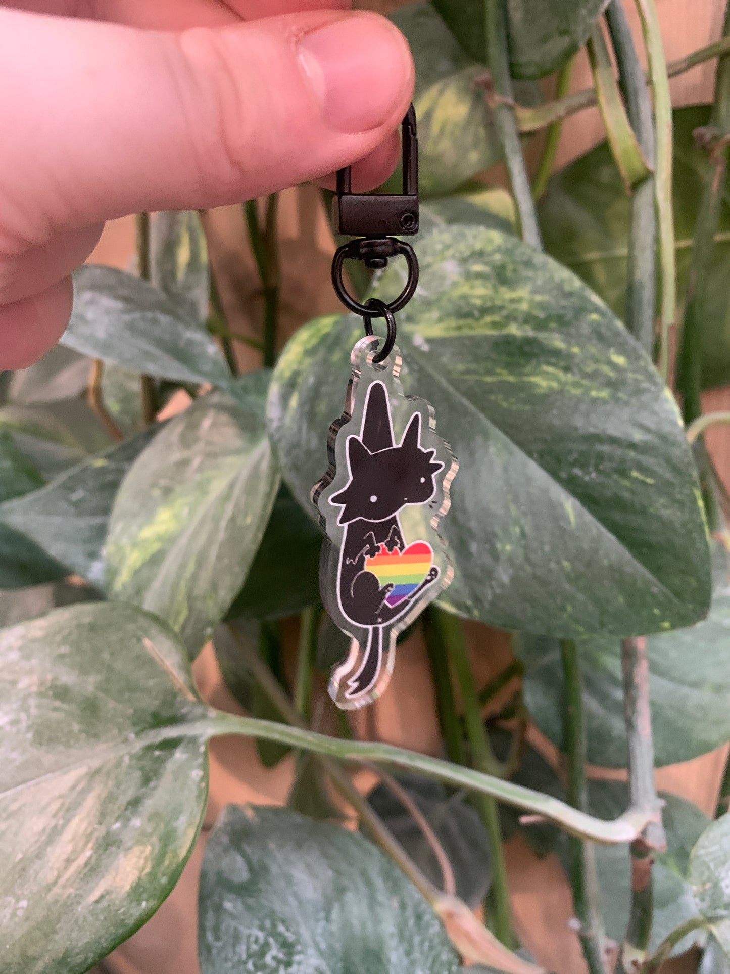Keychain : Rubymushroom Collab Pride Kitty