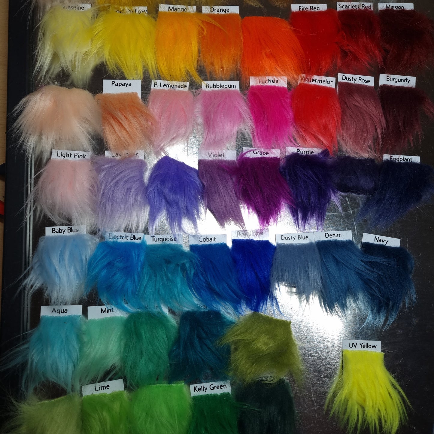 Fabric :  EcoShag™ Fur 1.5-2" Shag