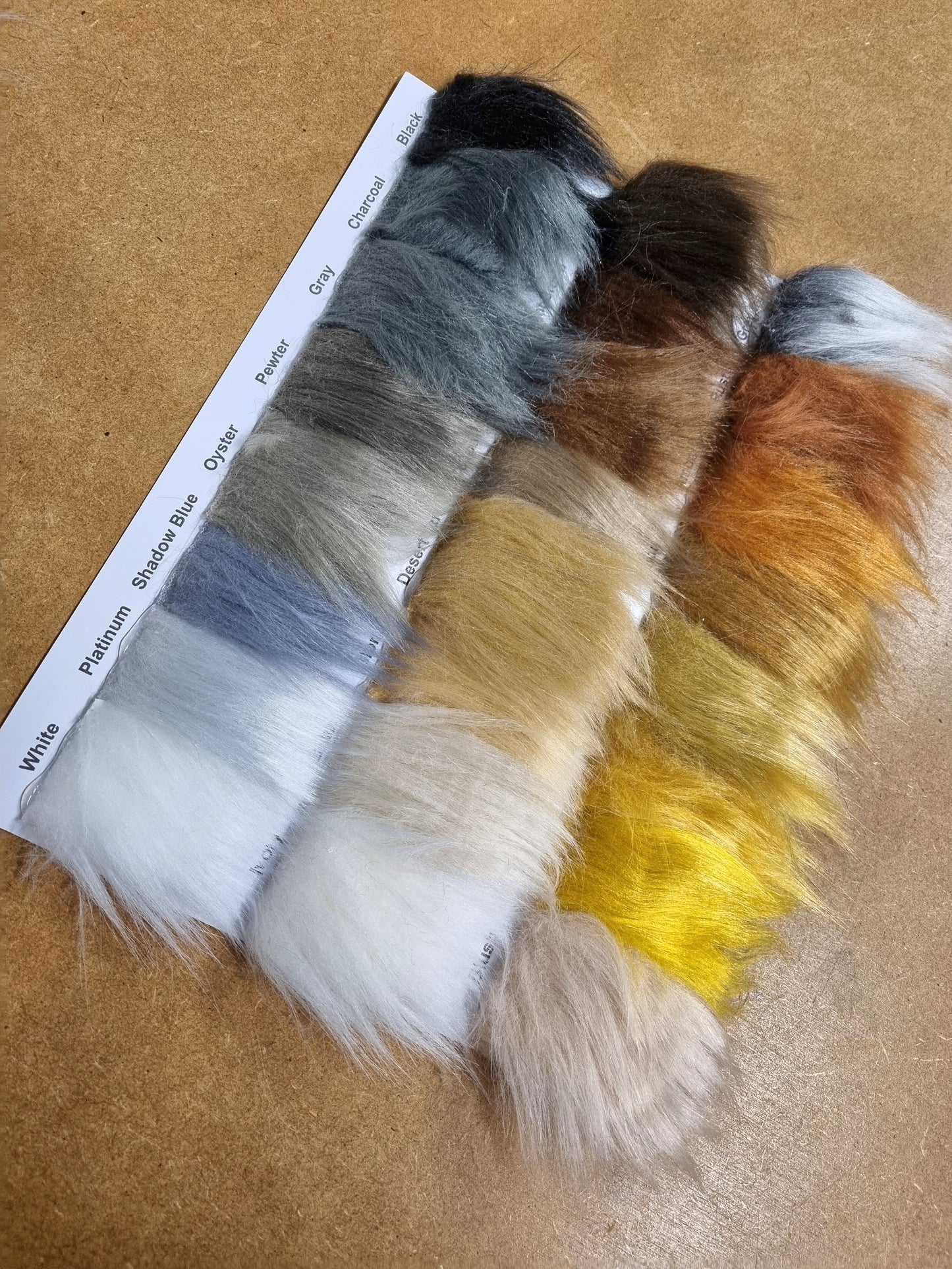 Fabric :  EcoShag™ Fur Sample Sheets