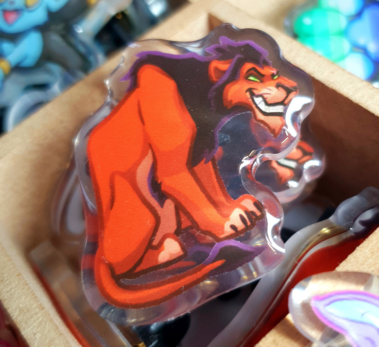 Acrylic Pin : Scar Lion