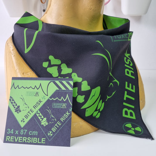 Bandana : Bite Risk Green