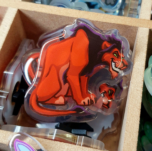 Acrylic Pin : Scar Lion