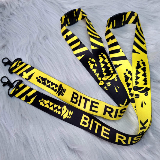 Lanyard : Bite Risk Yellow