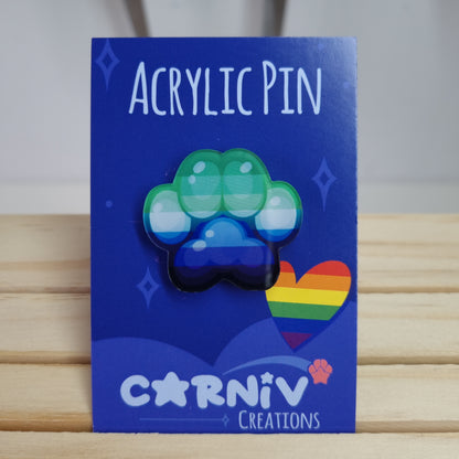 Acrylic Pin : Pride Pins
