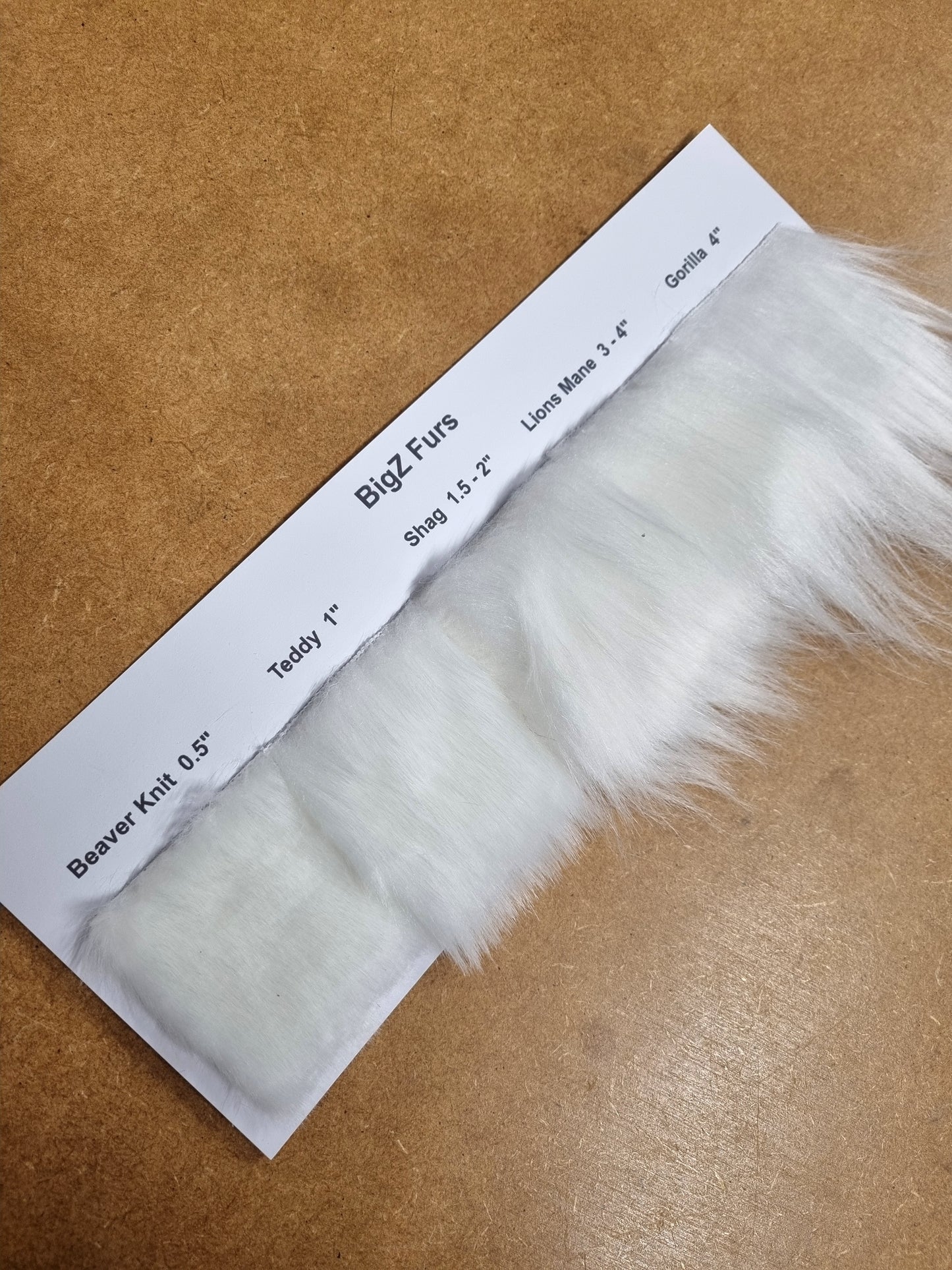 Fabric :  EcoShag™ Fur Sample Sheets