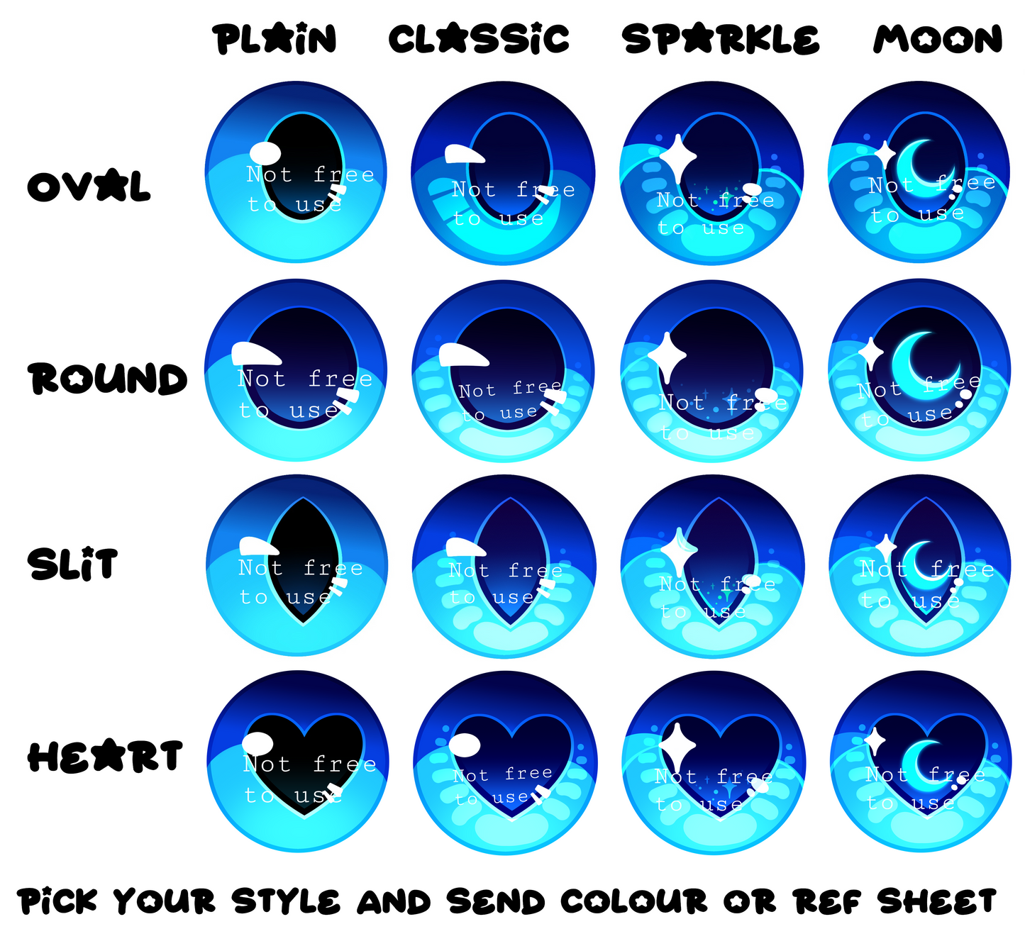 Custom Fursuit Eyes : Print & Artwork