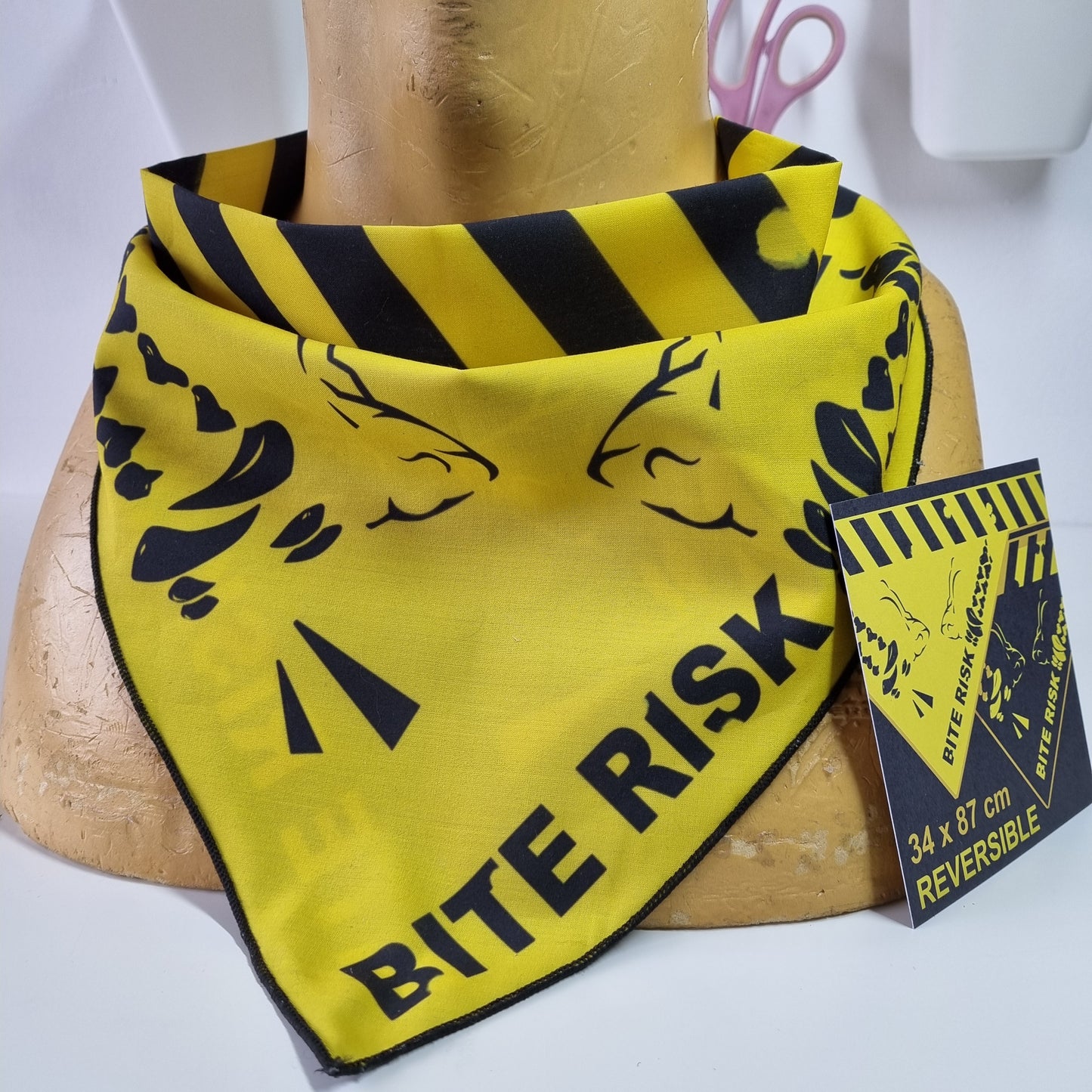 Bandana : Bite Risk Yellow PREORDER