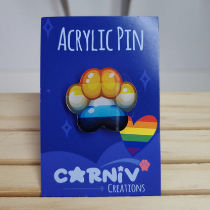 Acrylic Pin : Pride Pins