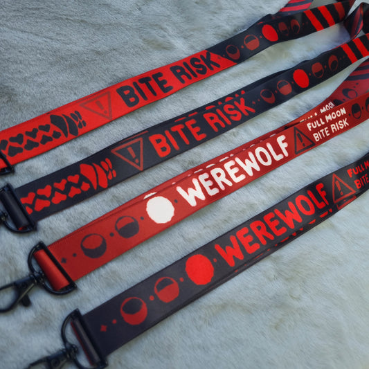 Lanyard : Bite Risk Red