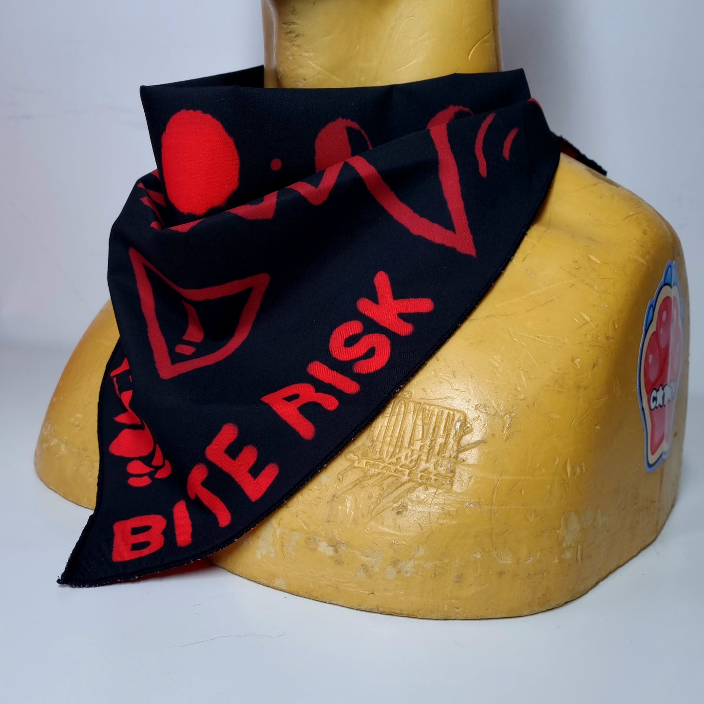 Bandana : Bite Risk Red
